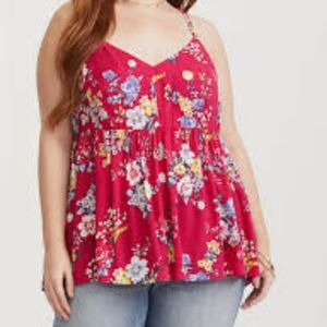 Floral Challis Tank